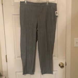 Gray Pull on Pants